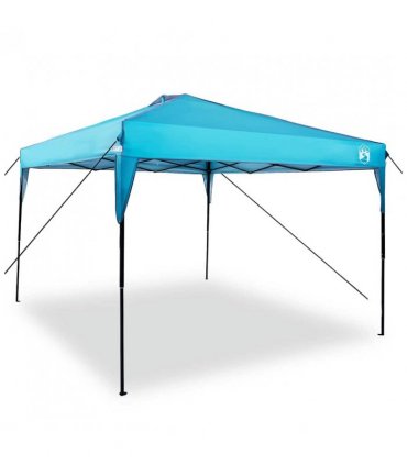 vidaXL Canopy Tent Manual Blue 290 x 290 x 251 cm Fabric — V0672061680