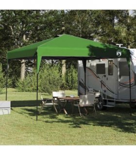 vidaXL Canopy Tent Manual Green 290 x 290 x 251 cm Fabric — V0672061681