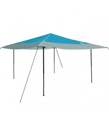 vidaXL Canopy Tent Manual Blue 395 x 395 x 251 cm Fabric