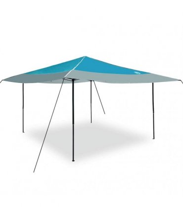 vidaXL Canopy Tent Manual Blue 395 x 395 x 251 cm Fabric