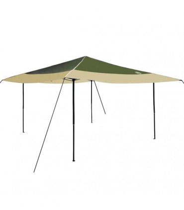 vidaXL Canopy Tent Manual Green 395 x 395 x 251 cm Fabric