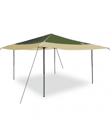 vidaXL Canopy Tent Manual Green 395 x 395 x 251 cm Fabric