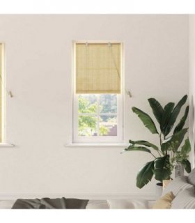 vidaXL Roller Blind Nature 60 x 160 cm Bamboo — Colour: Natural