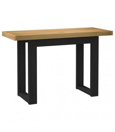 vidaXL Desk NOAIN U-Shaped Legs 120x50x75 cm Solid Wood Pine — Model: u shape