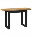vidaXL Desk NOAIN U-Shaped Legs 120x50x75 cm Solid Wood Pine — Model: u shape