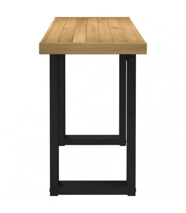 vidaXL Desk NOAIN U-Shaped Legs 120x50x75 cm Solid Wood Pine — Model: u shape