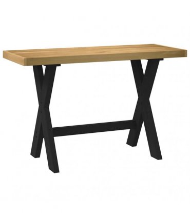 vidaXL Desk NOAIN X-Shaped Legs 120x50x75 cm Solid Wood Pine — Model: x shape