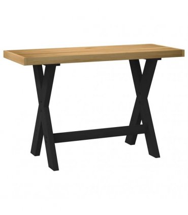 vidaXL Desk NOAIN X-Shaped Legs 120x50x75 cm Solid Wood Pine — Model: x shape