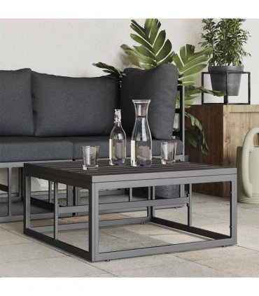 vidaXL Outdoor Furniture Black 70 x 70 x32 cm Metal — Model: Table