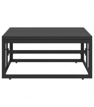 vidaXL Outdoor Furniture Black 70 x 70 x32 cm Metal — Model: Table