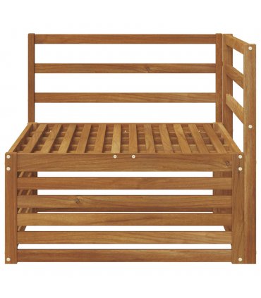 vidaXL Outdoor Corner sofa Solid Acacia Wood Natural 83 x 83 x 73 cm