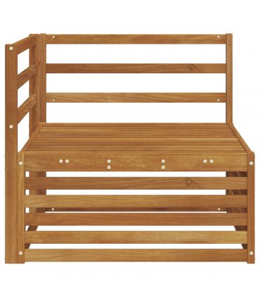 vidaXL Outdoor Corner sofa Solid Acacia Wood Natural 83 x 83 x 73 cm