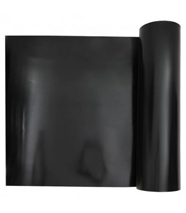 vidaXL Root Barrier Black 0.7 x 10 m Polyethylene — Model: without metal strip