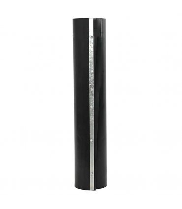 vidaXL Root Barrier Black 1 x 10 m Polyethylene — Model: with metal strip