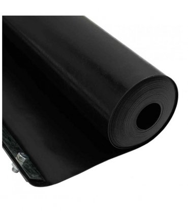 vidaXL Root Barrier Black 0.7 x 15 m Polyethylene — Model: with metal strip