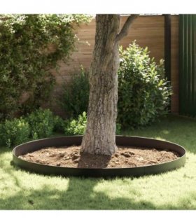 vidaXL Root Barrier Black 0.7 x 5 m Polyethylene — Model: without metal strip
