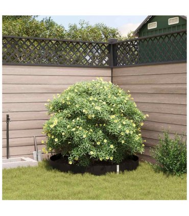 vidaXL Root Barrier Black 0.7 x 5 m Polyethylene — Model: with metal strip