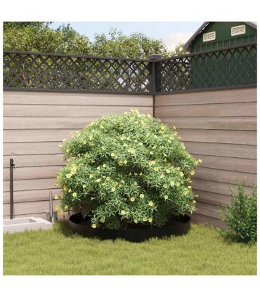 vidaXL Root Barrier Black 0.7 x 3 m Polyethylene — Model: without metal strip