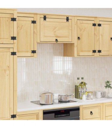 vidaXL Cabinet SKI Honey Brown 60 x 32 x 40 cm Solid Pine Wood — Model: Wall cabinet with flip-up door