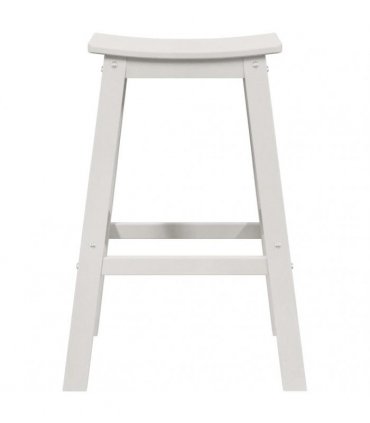 vidaXL Bar Stool 2 pcs White 52 x 43 x 73.5 cm HDPE