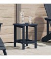 vidaXL Side Table Navy Blue 38 x 38 x 46 cm Polyethylene
