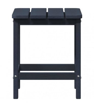 vidaXL Side Table Navy Blue 38 x 38 x 46 cm Polyethylene