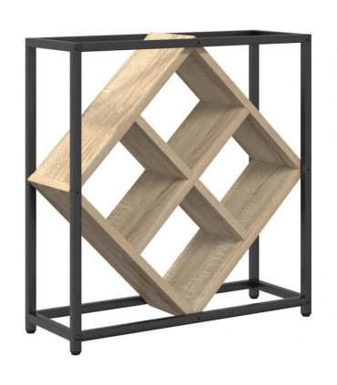 vidaXL Wine Rack Sonoma Oak 51 x 18 x 52.5 cm Engineered Wood