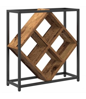 vidaXL Wine Rack Old Wood 51 x 18 x 52.5 cm Engineered Wood