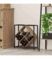 vidaXL Wine Rack Artisan Oak 51 x 18 x 52.5 cm Engineered Wood