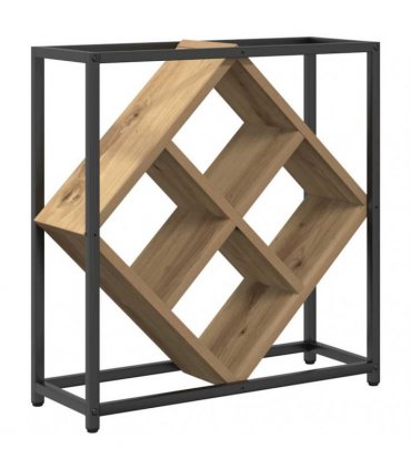 vidaXL Wine Rack Artisan Oak 51 x 18 x 52.5 cm Engineered Wood