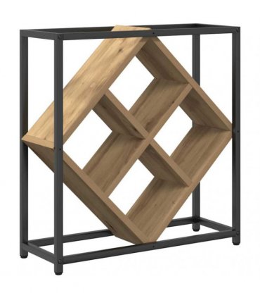 vidaXL Wine Rack Artisan Oak 51 x 18 x 52.5 cm Engineered Wood
