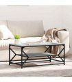 vidaXL Coffee Table Grey Sonoma 90 x 50 x 40 cm