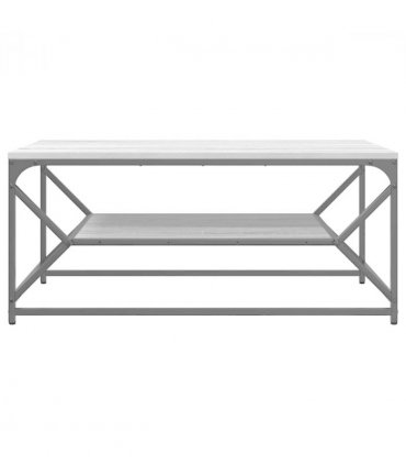 vidaXL Coffee Table Grey Sonoma 90 x 50 x 40 cm