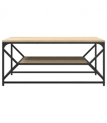 vidaXL Coffee Table Sonoma Oak 90 x 50 x 40 cm