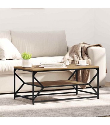 vidaXL Coffee Table Artisan Oak 90 x 50 x 40 cm