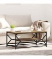 vidaXL Coffee Table Artisan Oak 90 x 50 x 40 cm