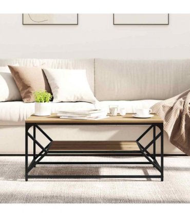 vidaXL Coffee Table Artisan Oak 90 x 50 x 40 cm