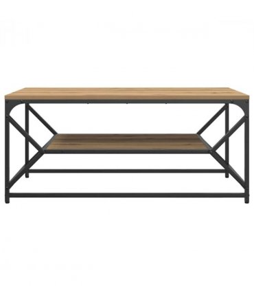 vidaXL Coffee Table Artisan Oak 90 x 50 x 40 cm