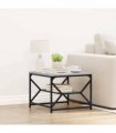 vidaXL Coffee Table Grey Sonoma 51 x 50 x 40 cm