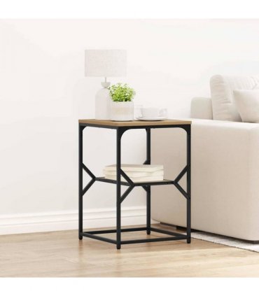 vidaXL Side Table Artisan Oak 41 x 40 x 60 cm