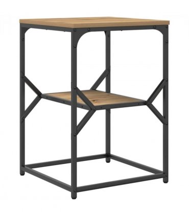 vidaXL Side Table Artisan Oak 41 x 40 x 60 cm