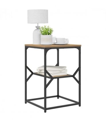 vidaXL Side Table Artisan Oak 41 x 40 x 60 cm