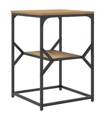 vidaXL Side Table Artisan Oak 41 x 40 x 60 cm