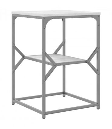 vidaXL Side Table Grey Sonoma 41 x 40 x 60 cm