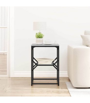 vidaXL Side Table Grey Sonoma 41 x 40 x 60 cm