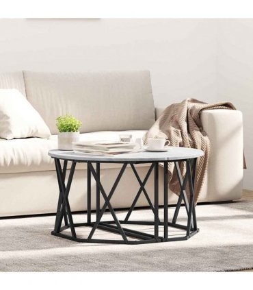 vidaXL Coffee Table Grey Sonoma 80 x 80 x 42 cm