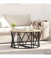 vidaXL Coffee Table Sonoma Oak 80 x 80 x 42 cm