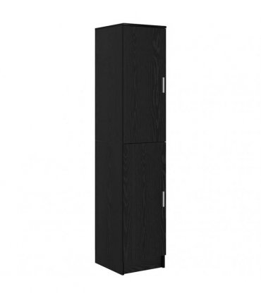 vidaXL Highboard Black Oak 35 x 39 x 168 cm