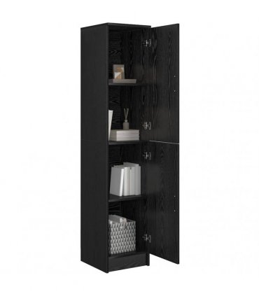 vidaXL Highboard Black Oak 35 x 39 x 168 cm