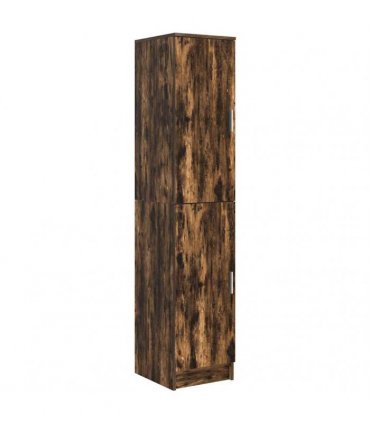 vidaXL Highboard Smoked Oak 35 x 39 x 168 cm